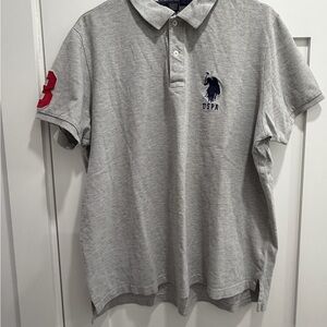 U.S. Polo Assn. Gray Polo Shirt